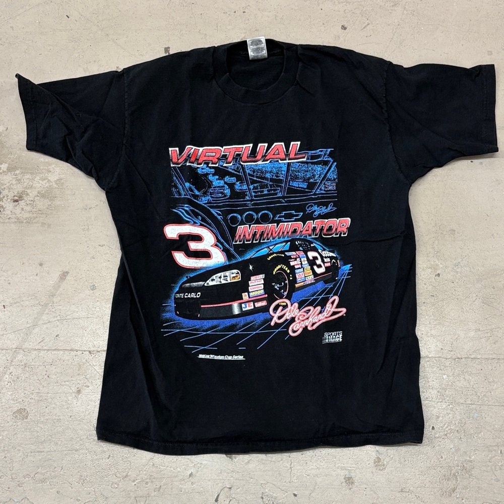 Vintage Dale Earnhardt Virtual Intimidator  T-Shirt XL 90s Nascar Racing